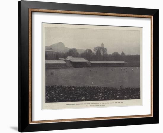 The Football Association Challenge Cup Final Tie at the Crystal Palace, the Kick Off-null-Framed Giclee Print