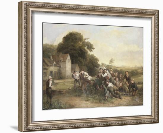 The Football Game-Thomas Webster-Framed Giclee Print