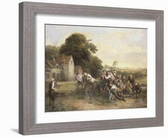 The Football Game-Thomas Webster-Framed Giclee Print