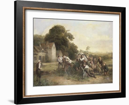 The Football Game-Thomas Webster-Framed Giclee Print