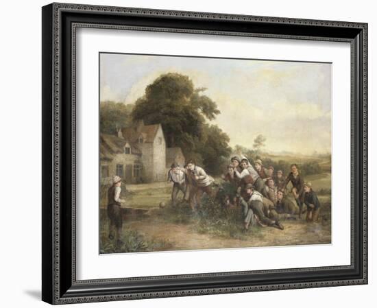 The Football Game-Thomas Webster-Framed Giclee Print