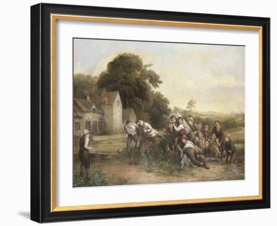 The Football Game-Thomas Webster-Framed Giclee Print