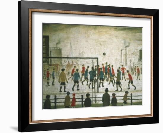 The Football Match-Laurence Stephen Lowry-Framed Art Print