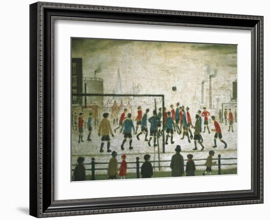 The Football Match-Laurence Stephen Lowry-Framed Art Print