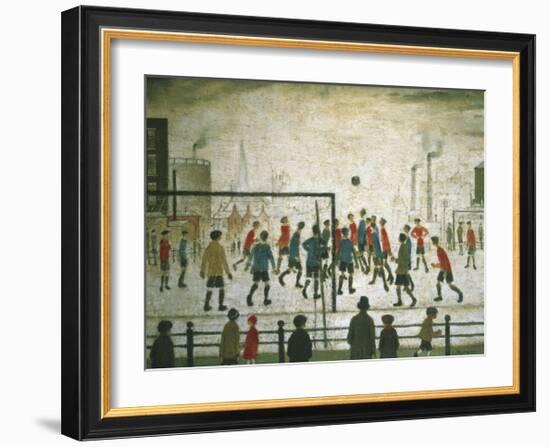 The Football Match-Laurence Stephen Lowry-Framed Art Print