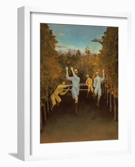 The Football Players,1908-Henri Rousseau-Framed Giclee Print