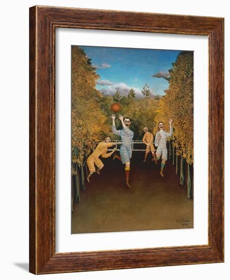 The Football Players, 1908-Henri Rousseau-Framed Giclee Print