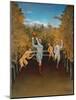 The Football Players, 1908-Henri Rousseau-Mounted Giclee Print