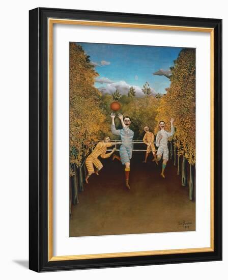 The Football Players, 1908-Henri Rousseau-Framed Giclee Print