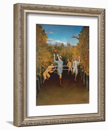 The Football Players, 1908-Henri Rousseau-Framed Giclee Print