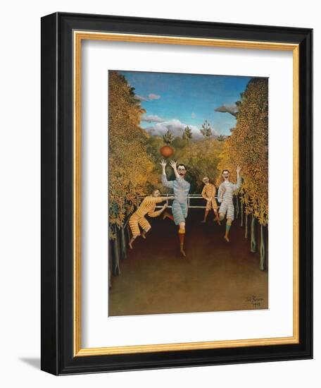 The Football Players, 1908-Henri Rousseau-Framed Giclee Print