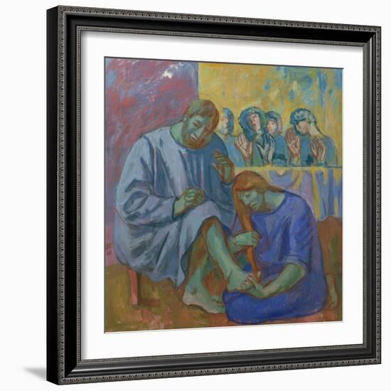 The Footwashing, 1990-Hans Feibusch-Framed Giclee Print