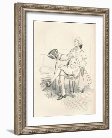 The Fop, C1917-Hugh Thomson-Framed Giclee Print