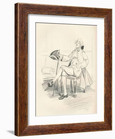 The Fop, C1917-Hugh Thomson-Framed Giclee Print