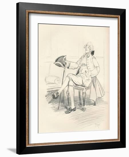 The Fop, C1917-Hugh Thomson-Framed Giclee Print