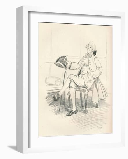 The Fop, C1917-Hugh Thomson-Framed Giclee Print