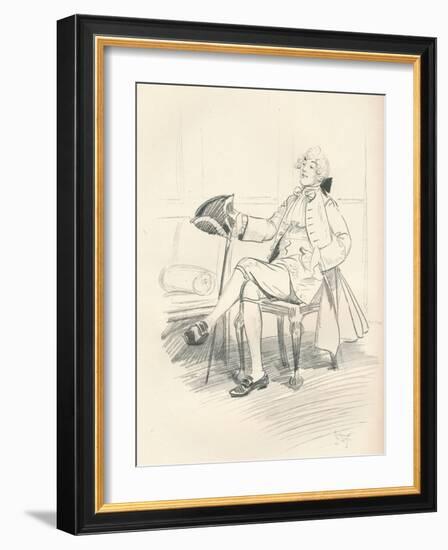 The Fop, C1917-Hugh Thomson-Framed Giclee Print