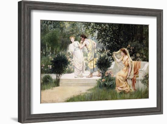 The Forbidden Kiss-Francis Coates Jones-Framed Giclee Print