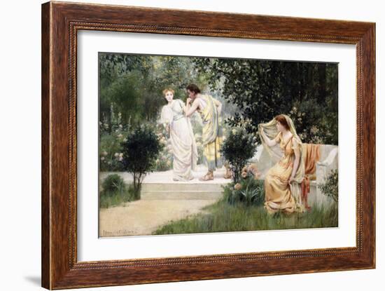 The Forbidden Kiss-Francis Coates Jones-Framed Giclee Print