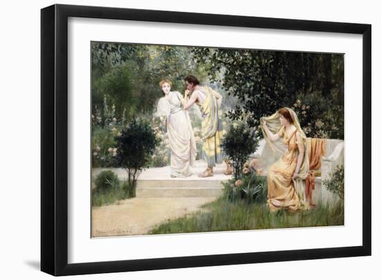 The Forbidden Kiss-Francis Coates Jones-Framed Giclee Print