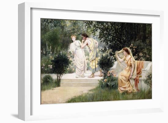 The Forbidden Kiss-Francis Coates Jones-Framed Giclee Print