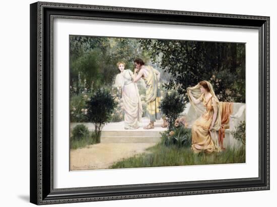 The Forbidden Kiss-Francis Coates Jones-Framed Giclee Print