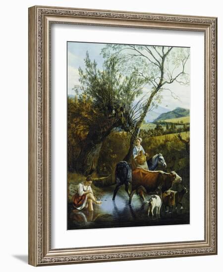 The Ford, 1672-Jan Siberechts-Framed Giclee Print