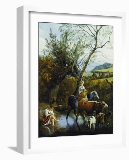 The Ford, 1672-Jan Siberechts-Framed Giclee Print