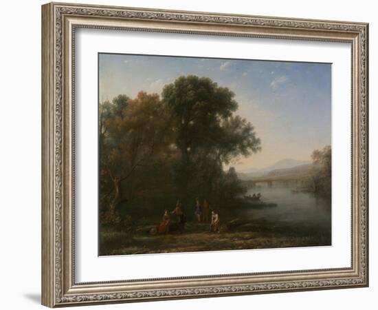 The Ford, c.1636-Claude Lorrain-Framed Giclee Print