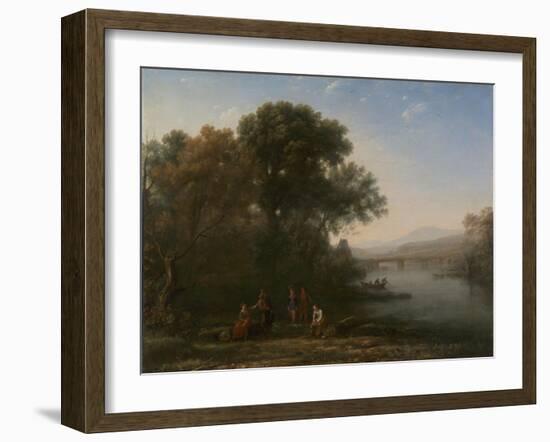 The Ford, c.1636-Claude Lorrain-Framed Giclee Print