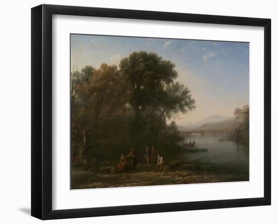 The Ford, c.1636-Claude Lorrain-Framed Giclee Print