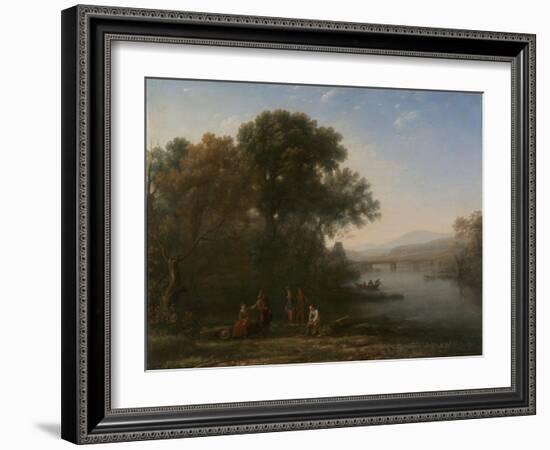 The Ford, c.1636-Claude Lorrain-Framed Giclee Print