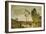 The Ford, Cows on the Edge of a Ford-Jean-Baptiste-Camille Corot-Framed Giclee Print