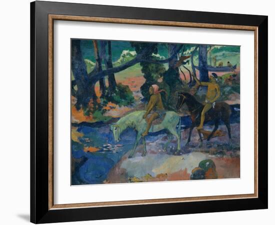 The Ford (or: The Escape). 1901-Paul Gauguin-Framed Giclee Print