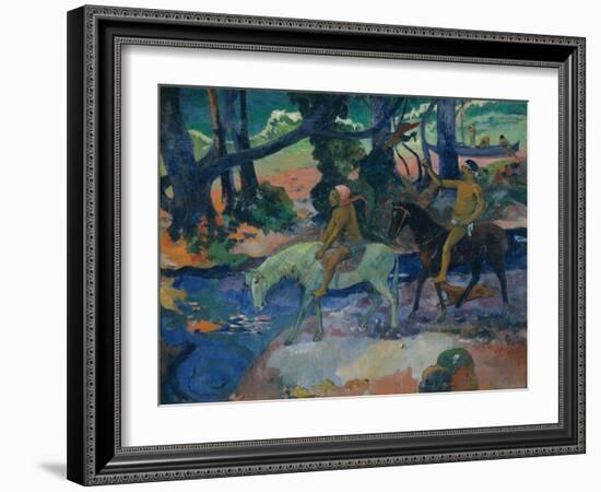 The Ford (or: The Escape). 1901-Paul Gauguin-Framed Giclee Print