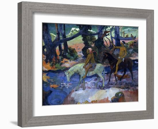 The Ford (The Fligh), 1901-Paul Gauguin-Framed Giclee Print