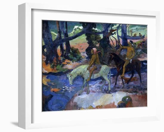 The Ford (The Fligh), 1901-Paul Gauguin-Framed Giclee Print