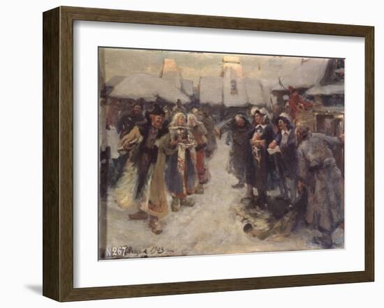 The Foreigners in Muscovy, 1903-Konstantin Alexandrovich Veshchilov-Framed Giclee Print