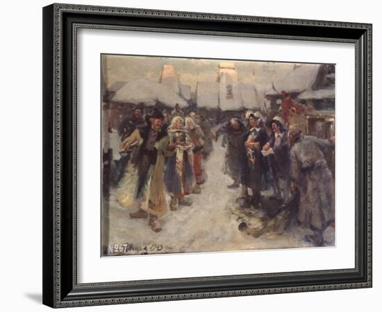The Foreigners in Muscovy, 1903-Konstantin Alexandrovich Veshchilov-Framed Giclee Print