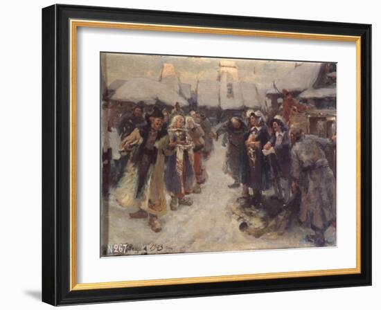 The Foreigners in Muscovy, 1903-Konstantin Alexandrovich Veshchilov-Framed Giclee Print