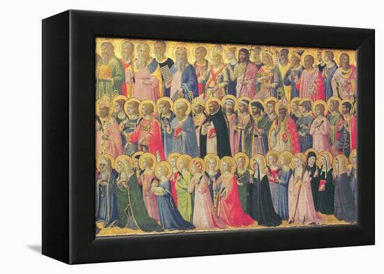 The Forerunners of Christ with Saints and Martyrs, 1423-24-Fra Angelico-Framed Premier Image Canvas