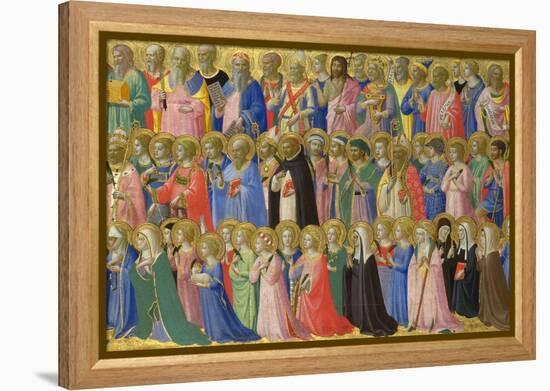 The Forerunners of Christ with Saints and Martyrs, C. 1423-1424-Fra Angelico-Framed Premier Image Canvas