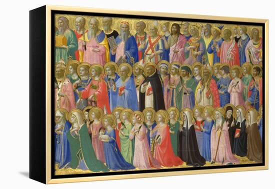 The Forerunners of Christ with Saints and Martyrs, C. 1423-1424-Fra Angelico-Framed Premier Image Canvas