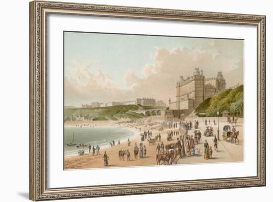 The Foreshore Road - Scarborough-English School-Framed Giclee Print