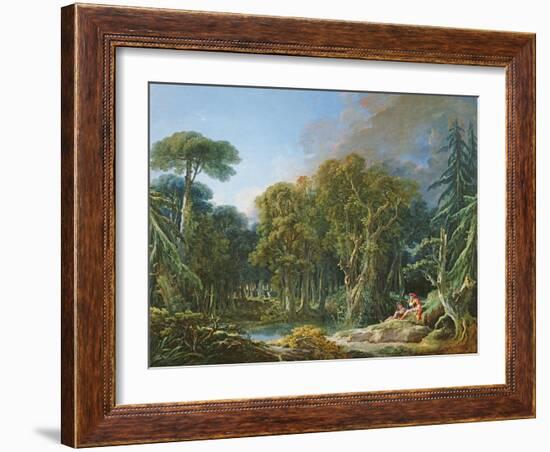 The Forest, 1740-Francois Boucher-Framed Giclee Print