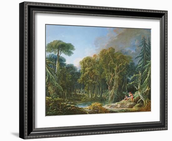 The Forest, 1740-Francois Boucher-Framed Giclee Print