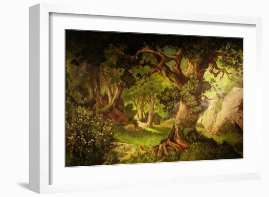 The Forest Crossed by Parsifal to Liberate Amfortas at Castle of Grail, from Opera Parsifal-null-Framed Giclee Print