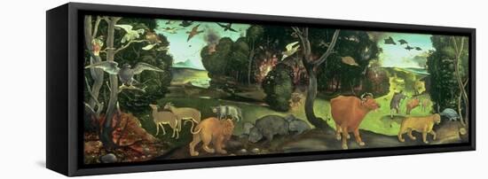 The Forest Fire, 15th Century-Piero di Cosimo-Framed Premier Image Canvas