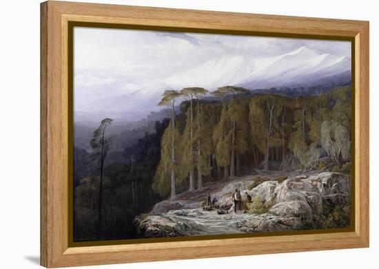 The Forest of Valdoniello, Corsica, 1869-Edward Lear-Framed Premier Image Canvas