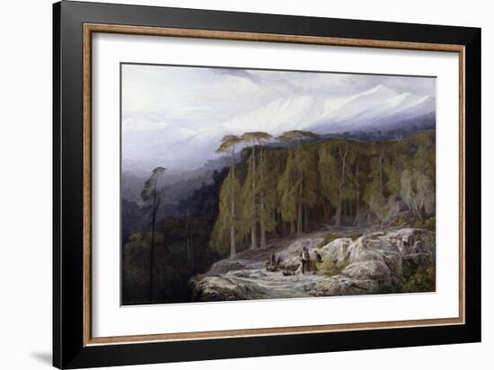 The Forest of Valdoniello, Corsica, 1869-Edward Lear-Framed Giclee Print